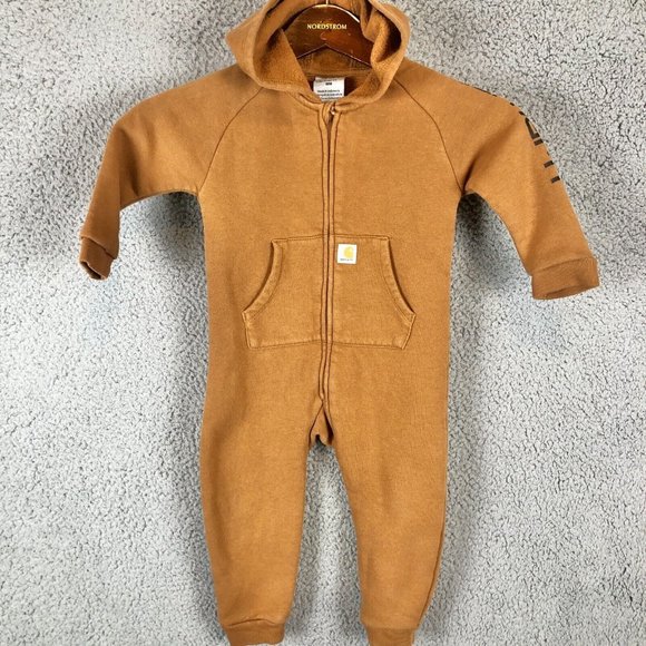 Carhartt One Pieces Carhartt Kid Baby One Piece 8 Months Brown Immaculate Condition Poshmark